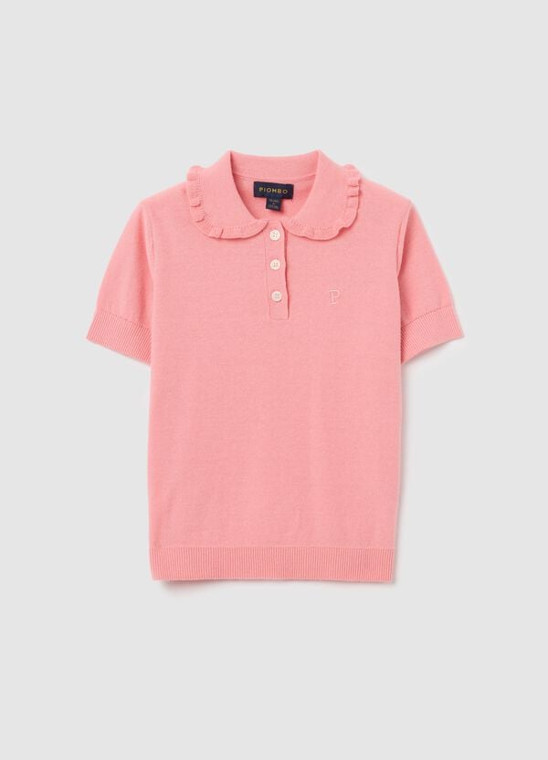 Ovs Polo in maglia con ricamo logo