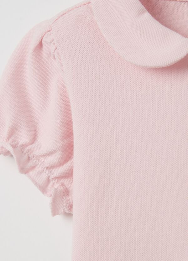 Ovs Polo In Piquet Con Colletto Stondato