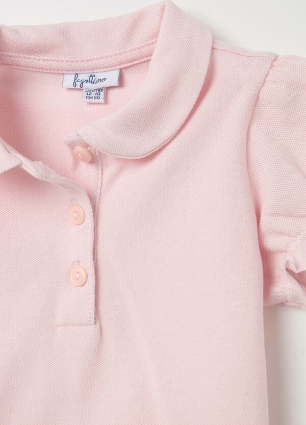 Ovs Polo In Piquet Con Colletto Stondato