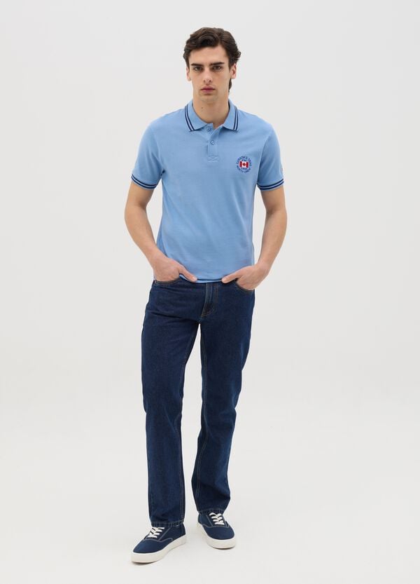 Ovs Polo in piquet con ricamo logo