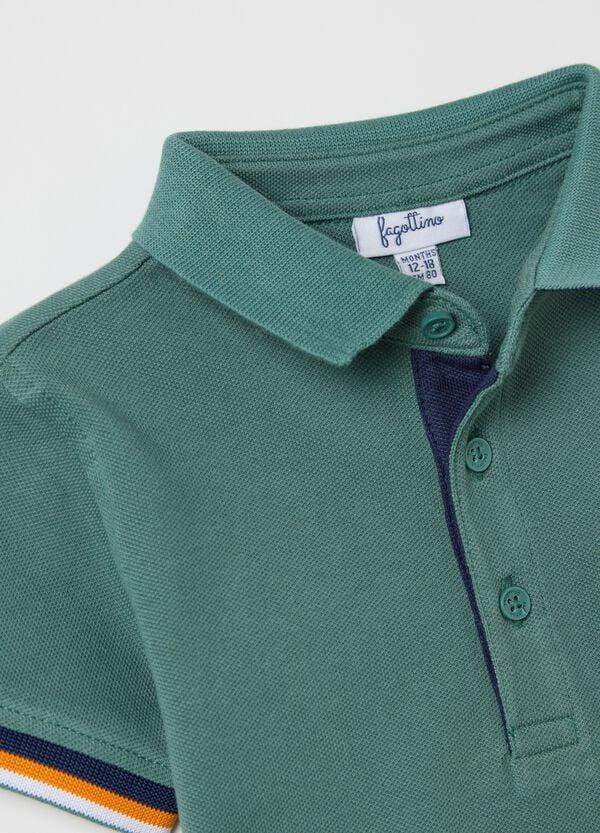 Ovs Polo In Piquet Con Stampa Cagnolino