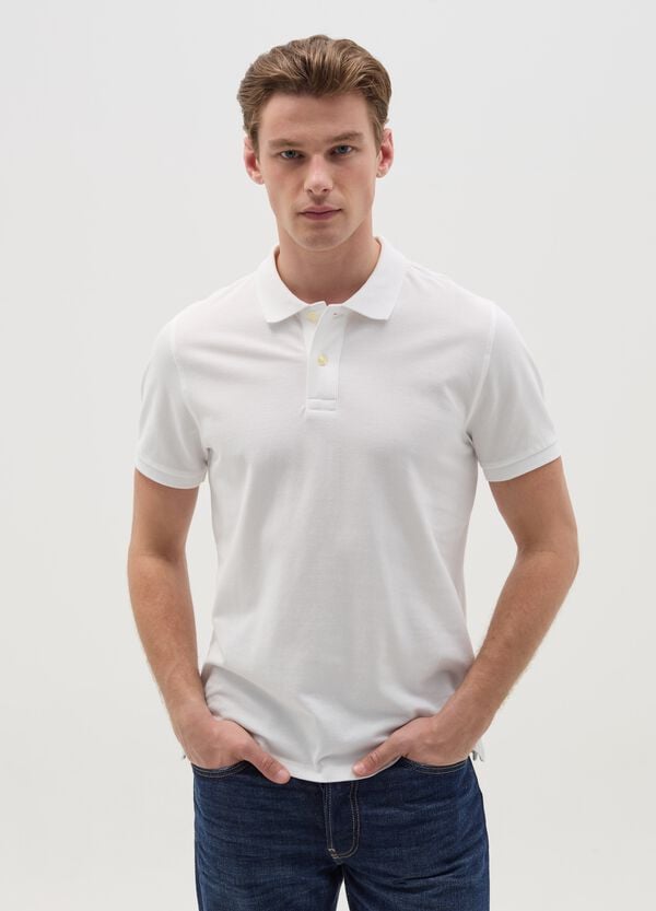 Ovs Polo in piquet di cotone bio