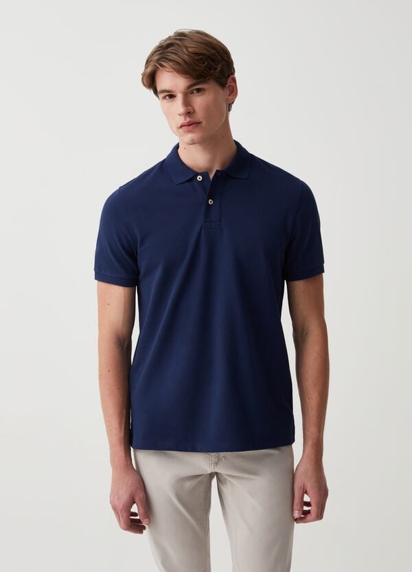 Ovs Polo in piquet di cotone bio