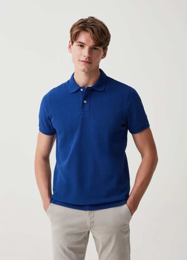 Ovs Polo in piquet di cotone bio