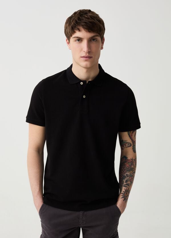 Ovs Polo in piquet di cotone bio