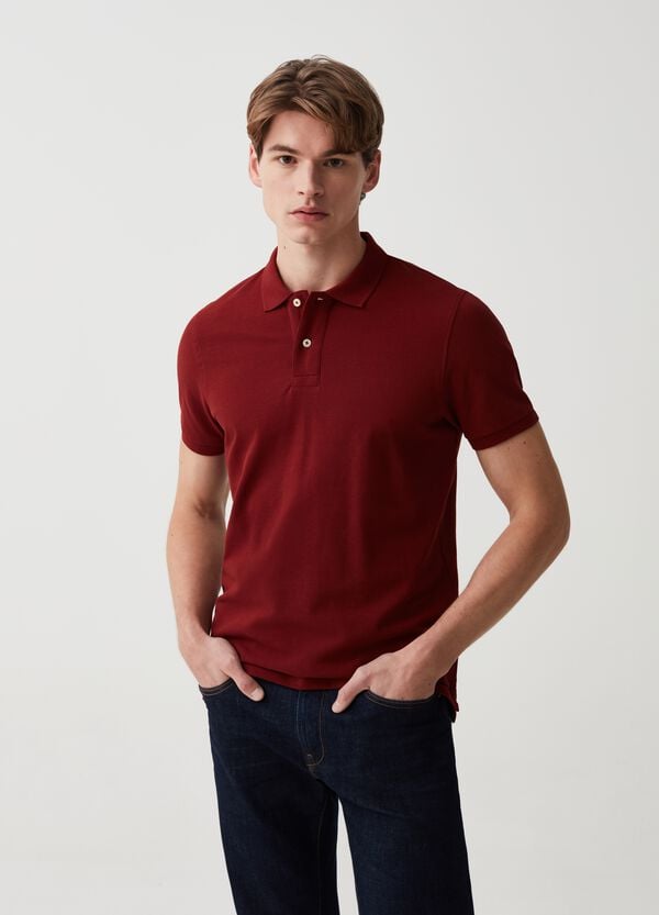 Ovs Polo in piquet di cotone bio