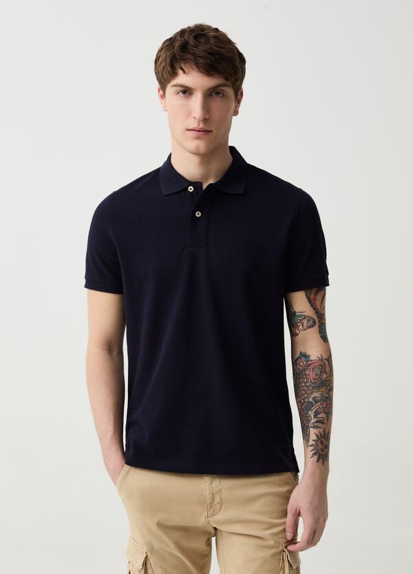 Ovs Polo in piquet di cotone bio