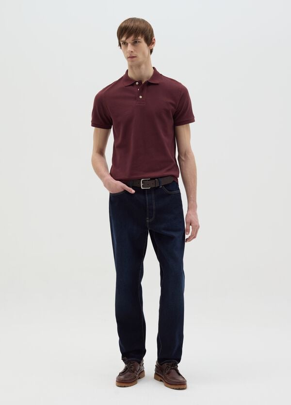 Ovs Polo in piquet di cotone bio