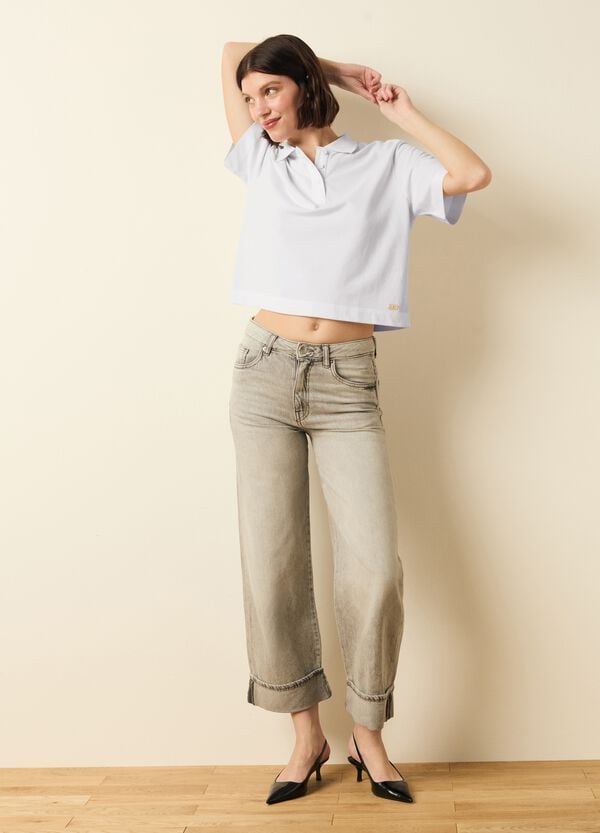 Ovs Polo In Piquet Tinta Unita