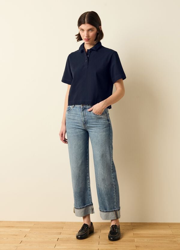 Ovs Polo In Piquet Tinta Unita