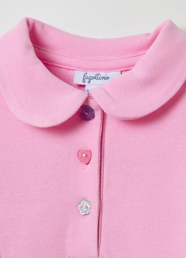 Ovs Polo Maniche Lunghe Con Bottoni Glitterati
