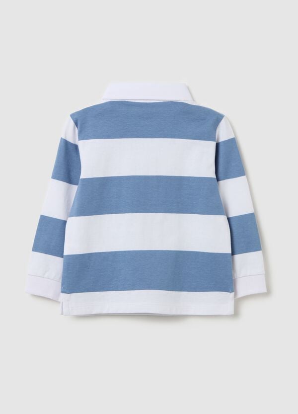 Ovs Polo Maniche Lunghe In Cotone A Righe