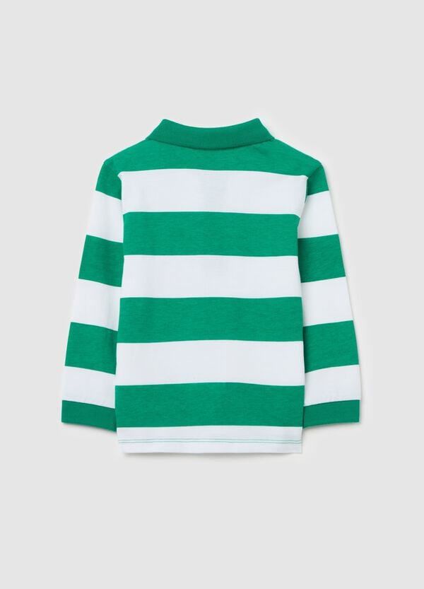 Ovs Polo Maniche Lunghe In Cotone A Righe