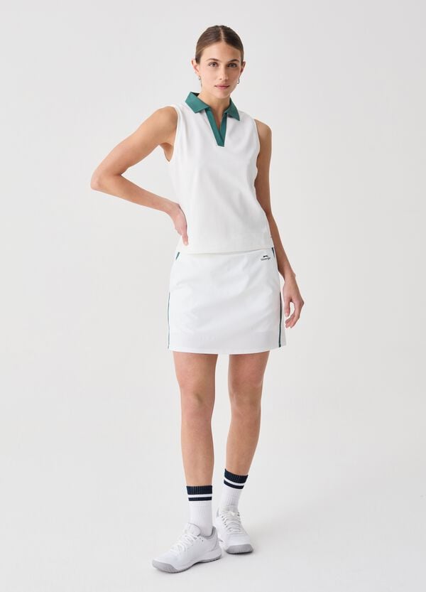 Ovs Polo Smanicata In Tessuto Tecnico SLAZENGER