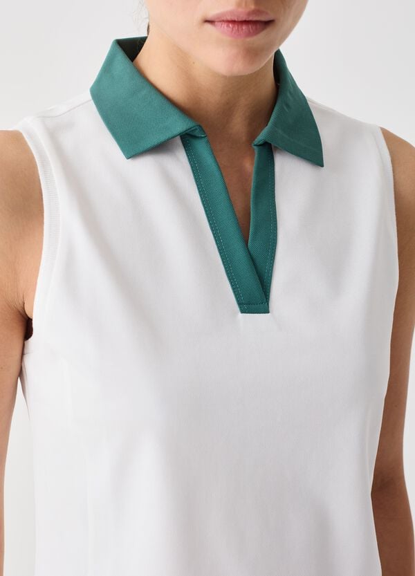 Ovs Polo Smanicata In Tessuto Tecnico SLAZENGER