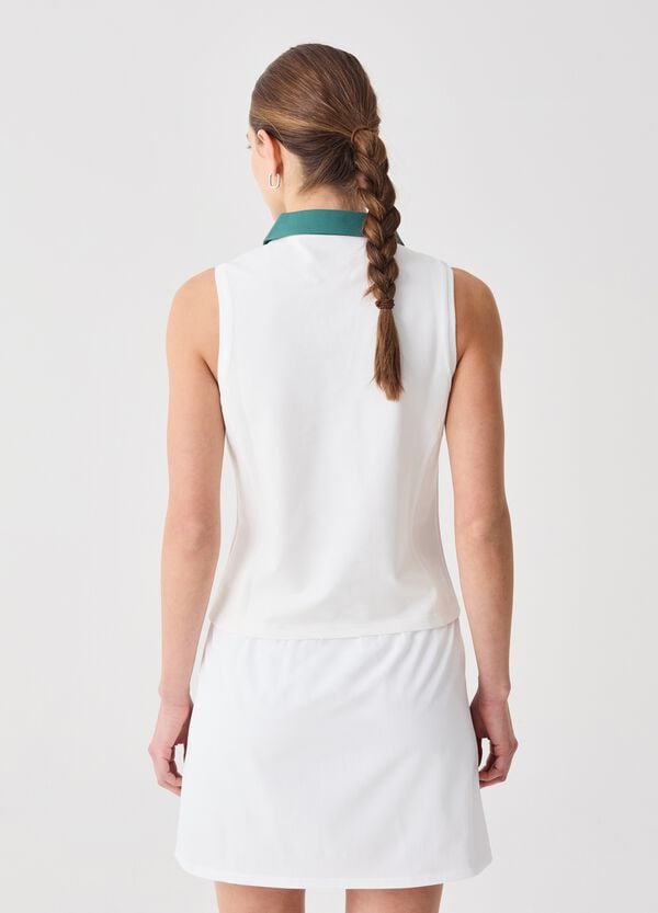 Ovs Polo Smanicata In Tessuto Tecnico SLAZENGER