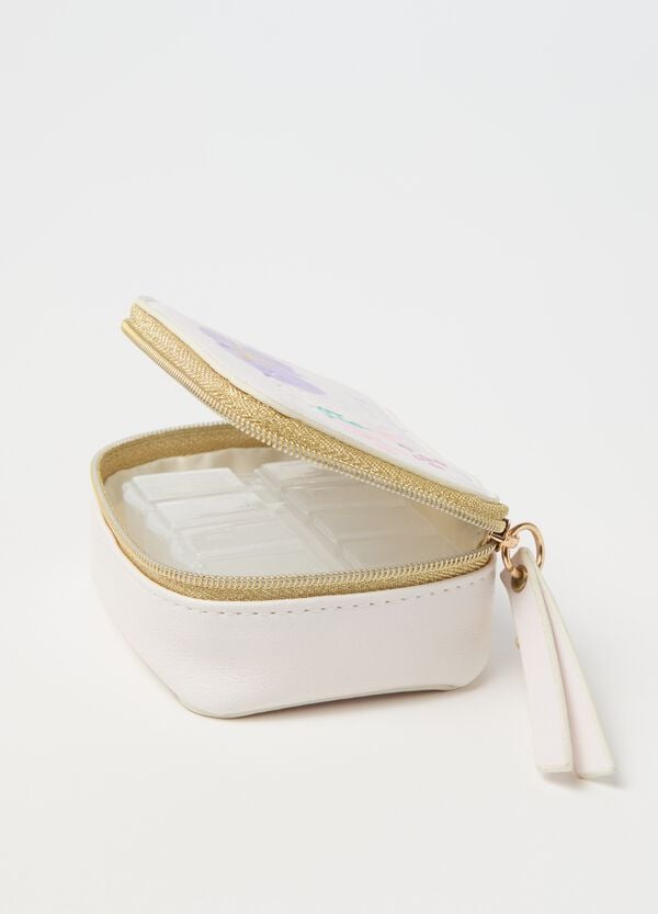 Ovs Porta Pillole Stampato Con Zip