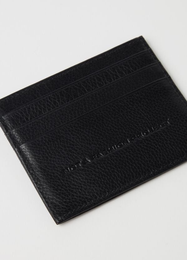 Ovs Portacarte In Pelle Effetto Martellato