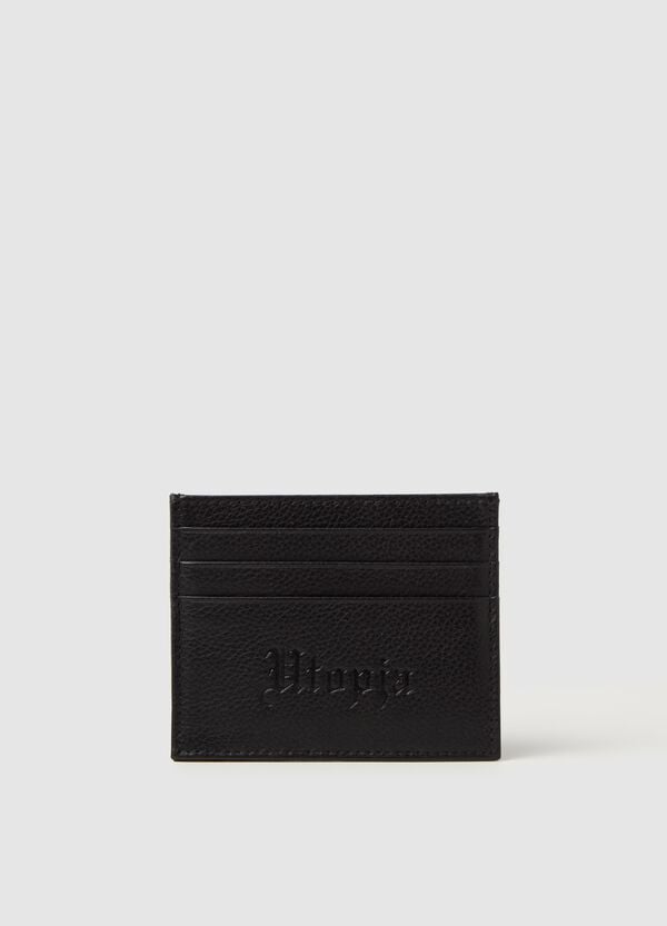 Ovs Portacarte in pelle effetto martellato