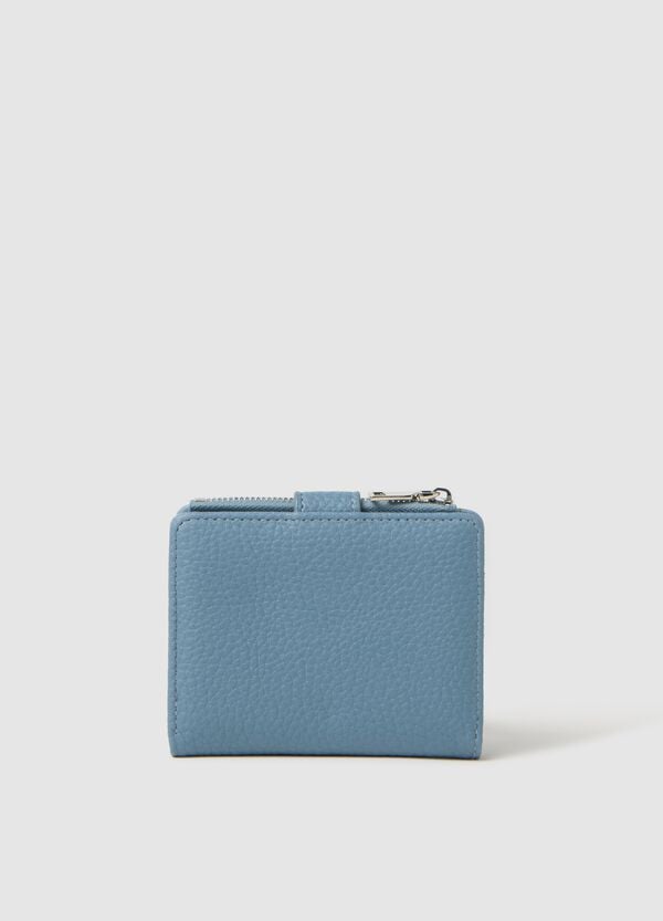 Ovs Portafoglio Azzurro Effetto Martellato