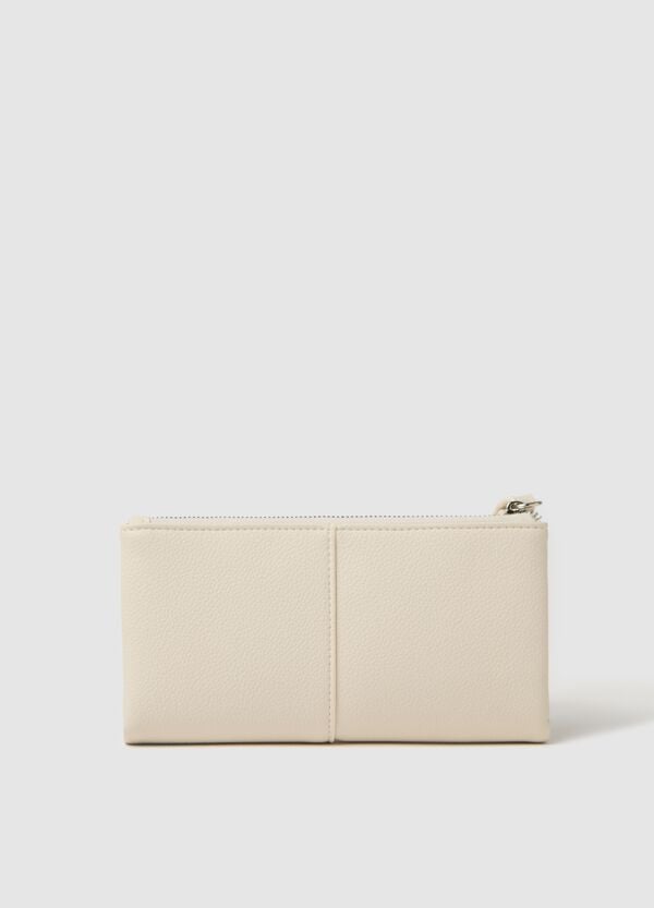 Ovs Portafoglio Effetto Martellato Ecrù