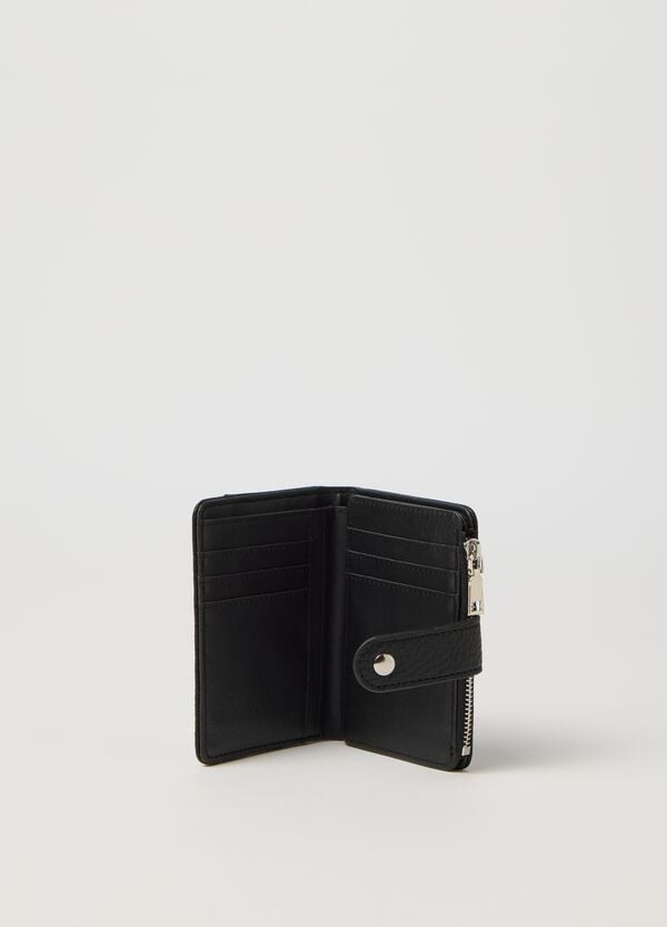 Ovs Portafoglio Nero Effetto Martellato