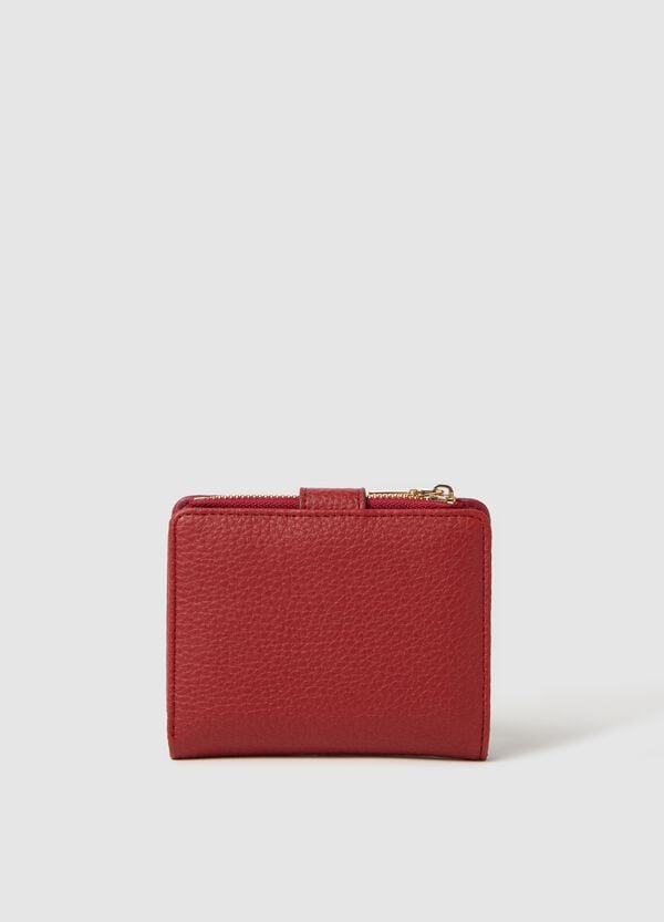 Ovs Portafoglio Rosso Effetto Martellato