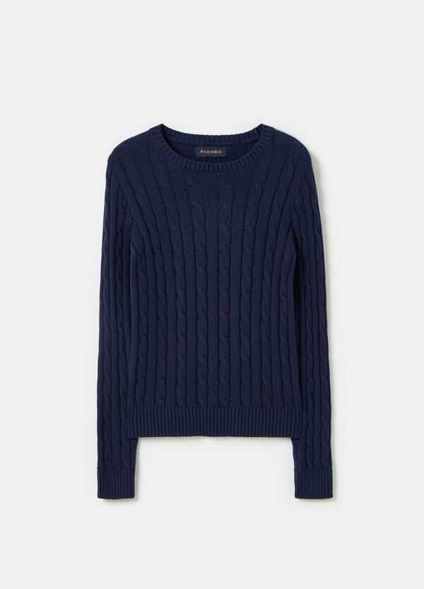 Ovs Pullover A Coste Con Lavorazione A Trecce