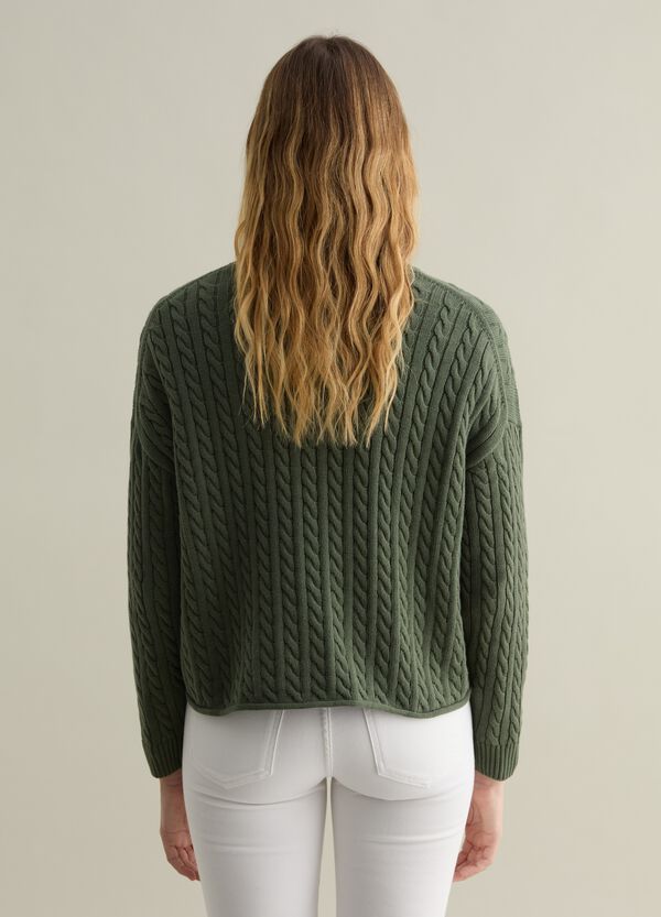 Ovs Pullover A Coste Con Lavorazione A Trecce