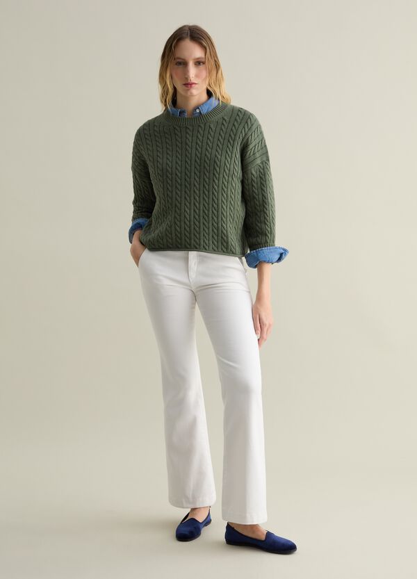 Ovs Pullover a coste con lavorazione a trecce