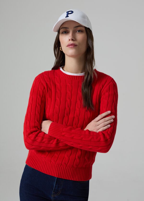 Ovs Pullover a coste con lavorazione a trecce