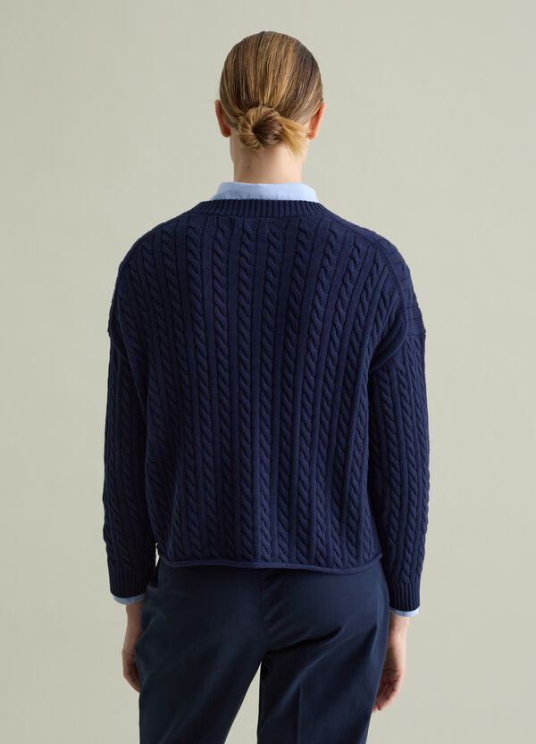 Ovs Pullover A Coste Con Lavorazione A Trecce