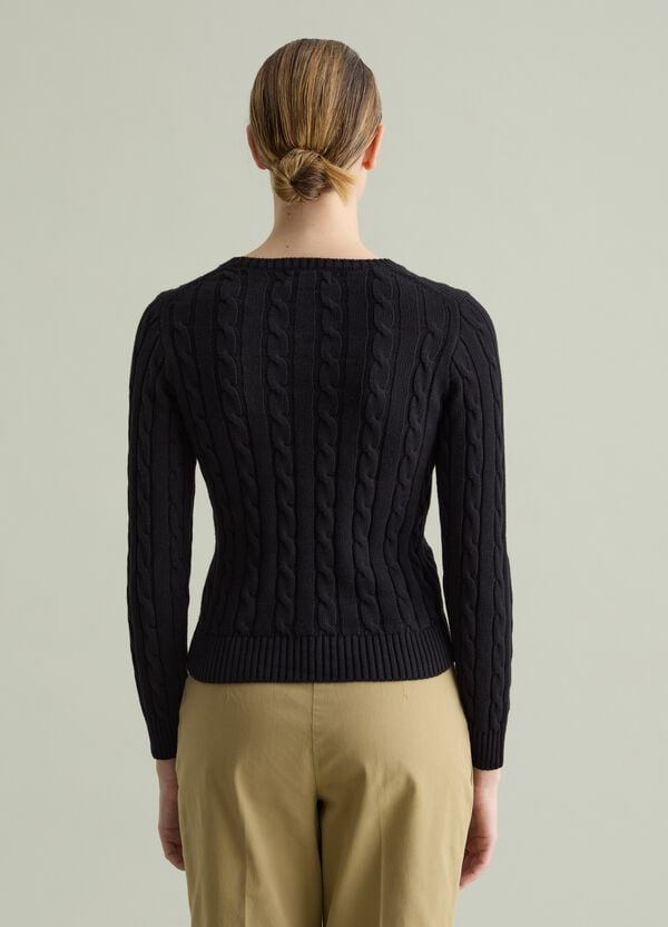 Ovs Pullover A Coste Con Lavorazione A Trecce