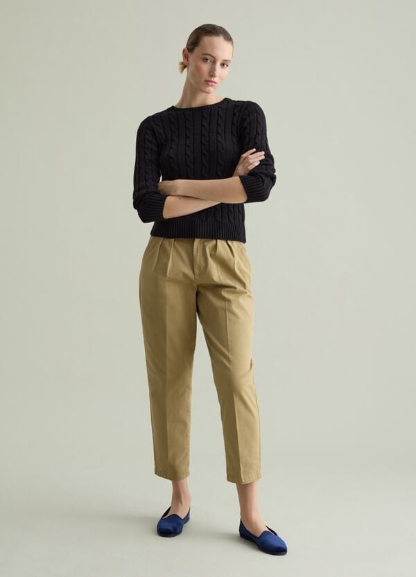 Ovs Pullover a coste con lavorazione a trecce