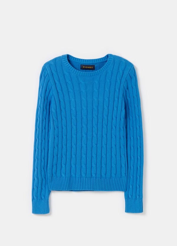 Ovs Pullover A Coste Con Lavorazione A Trecce