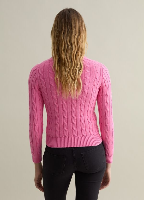 Ovs Pullover A Coste Con Lavorazione A Trecce