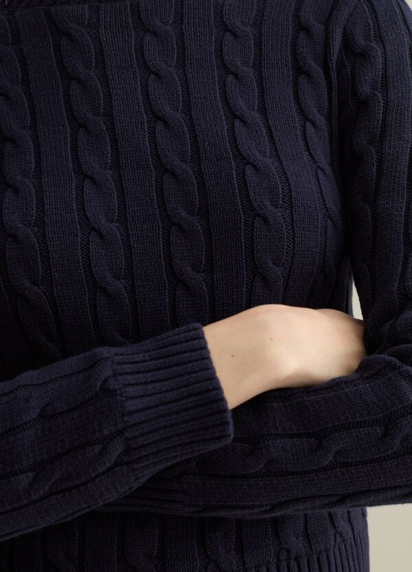 Ovs Pullover A Coste Con Lavorazione A Trecce