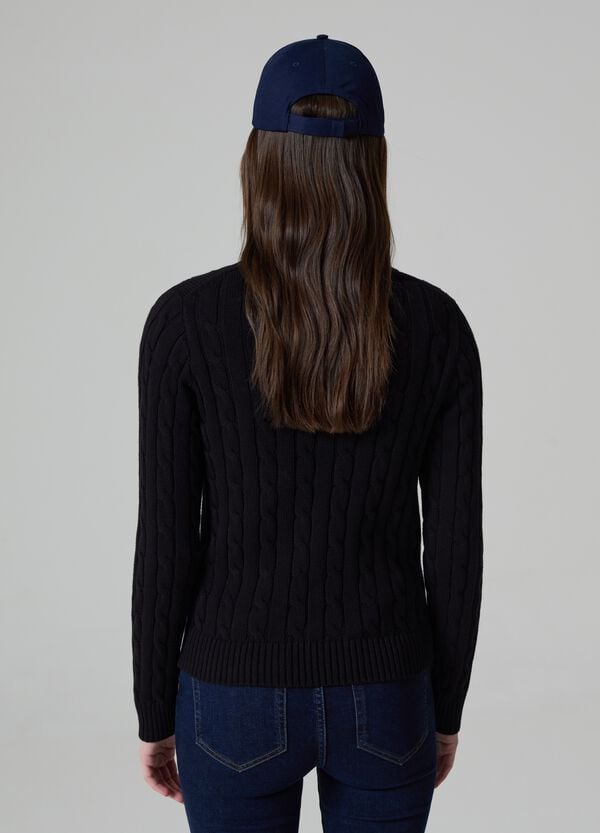 Ovs Pullover A Coste Con Lavorazione A Trecce