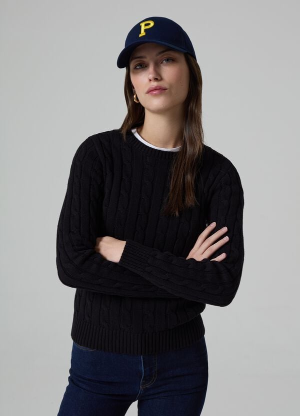 Ovs Pullover a coste con lavorazione a trecce