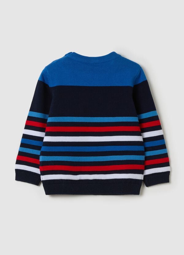 Ovs Pullover A Righe Con Lettering "NYC"