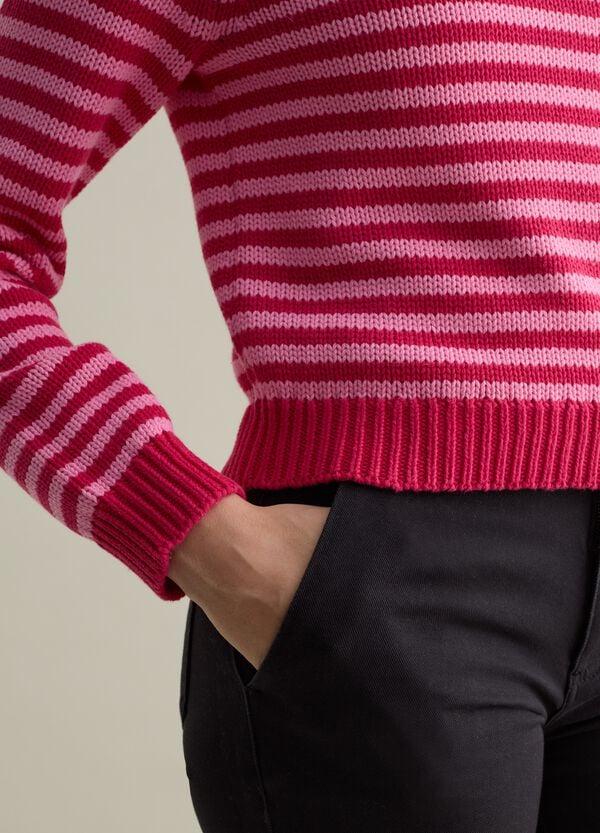 Ovs Pullover A Righe Con Maniche Raglan