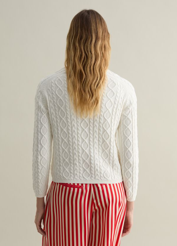 Ovs Pullover A Trecce Con Motivo A Rombi