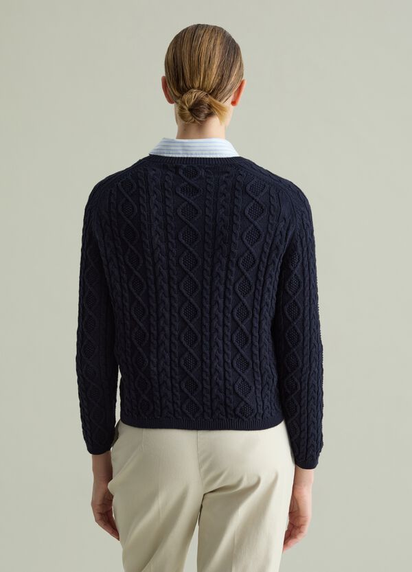 Ovs Pullover A Trecce Con Motivo A Rombi