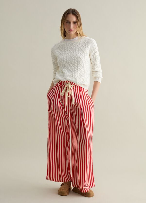 Ovs Pullover a trecce con motivo a rombi