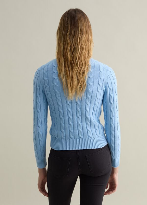 Ovs Pullover A Trecce Con Scollo A V