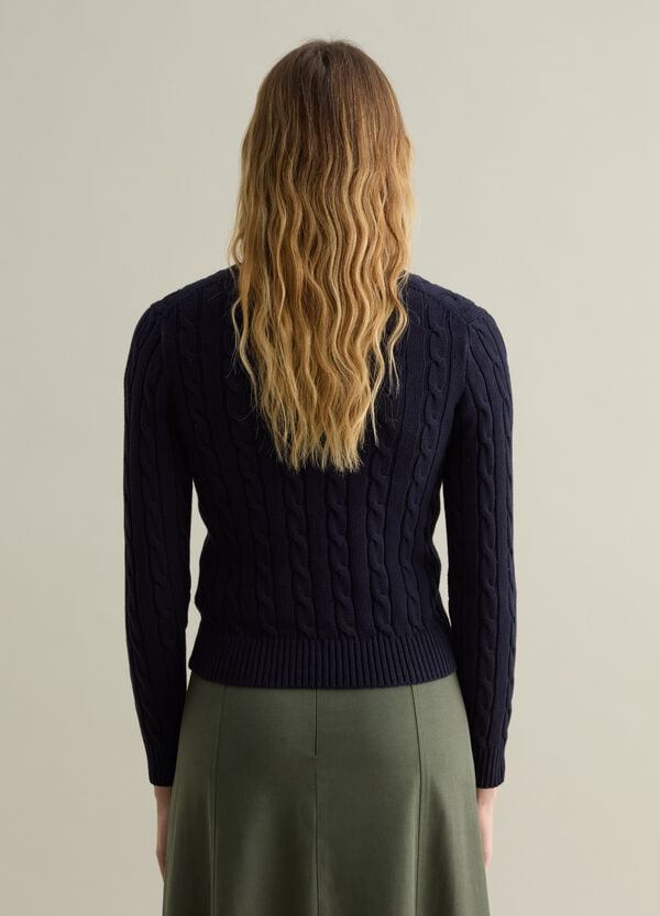 Ovs Pullover A Trecce Con Scollo A V