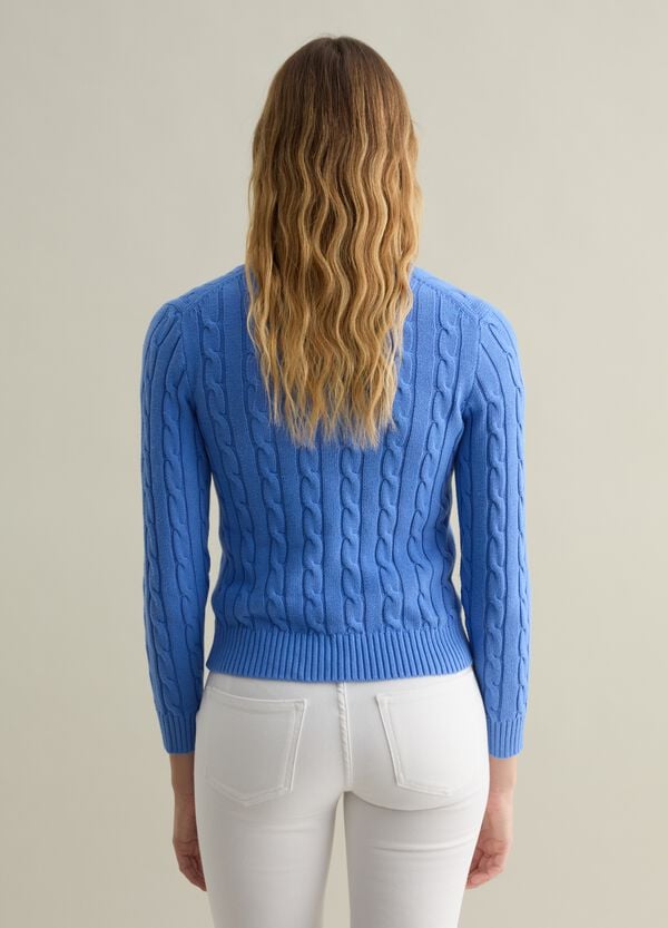 Ovs Pullover A Trecce Con Scollo A V