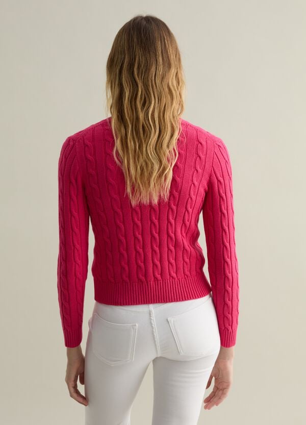 Ovs Pullover A Trecce Con Scollo A V