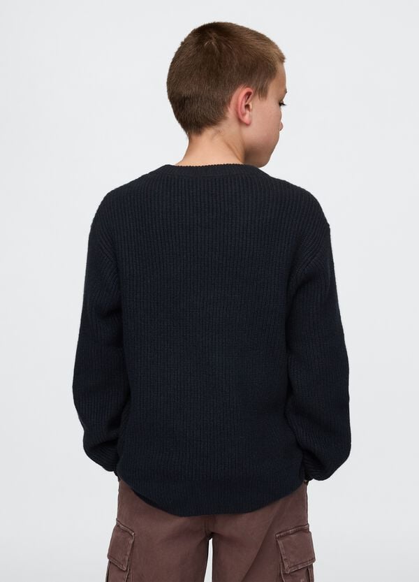 Ovs Pullover Con Lavorazione A Coste Inglesi