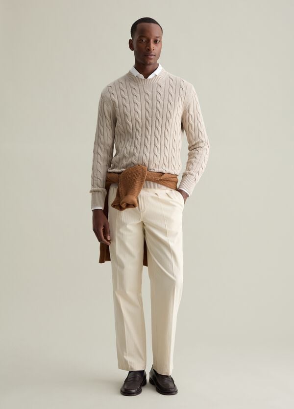 Ovs Pullover con lavorazione a treccia